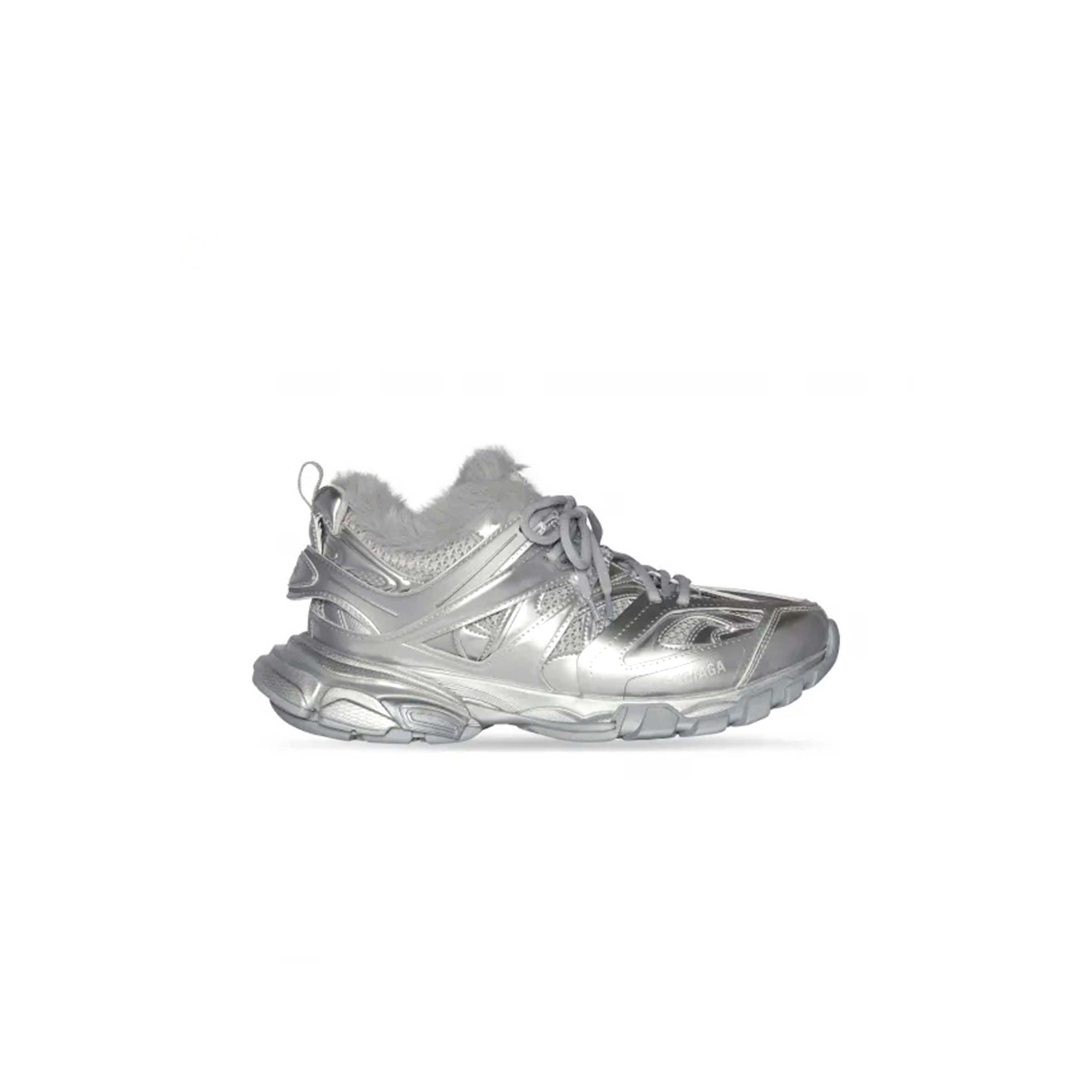 Ba*len*cia*ga track 1.0 chunky sneakers men low top gray silver 668556w3fs28181